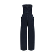 Blue Cotton Jumpsuit