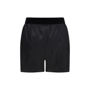 Black Silk Bermuda Shorts
