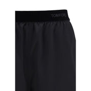 Black Silk Bermuda Shorts