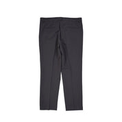 Gray Elastane Cropped Pants