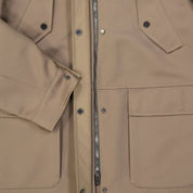 Brown Polyester Parka