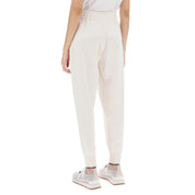 White Cashmere Casual Pants