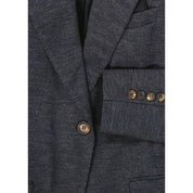 Gray Wool Blazer