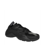 Black Polyethylene Athletic Sneakers