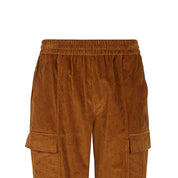 Brown Cotton Cargo Pants