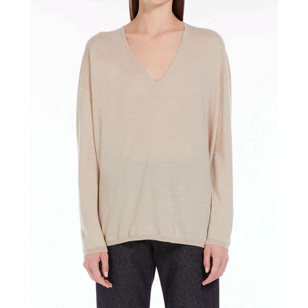 Beige Cashmere Sweater