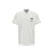 White Cotton Polo Shirt