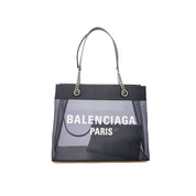 Black Polyester Tote Bag