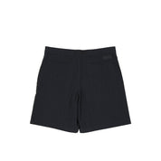 Black Cotton Bermuda Shorts