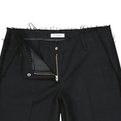 Black Virgin Wool Bermuda Shorts