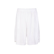 White Polyester Bermuda Shorts