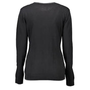 Black Cotton Sweatshirt