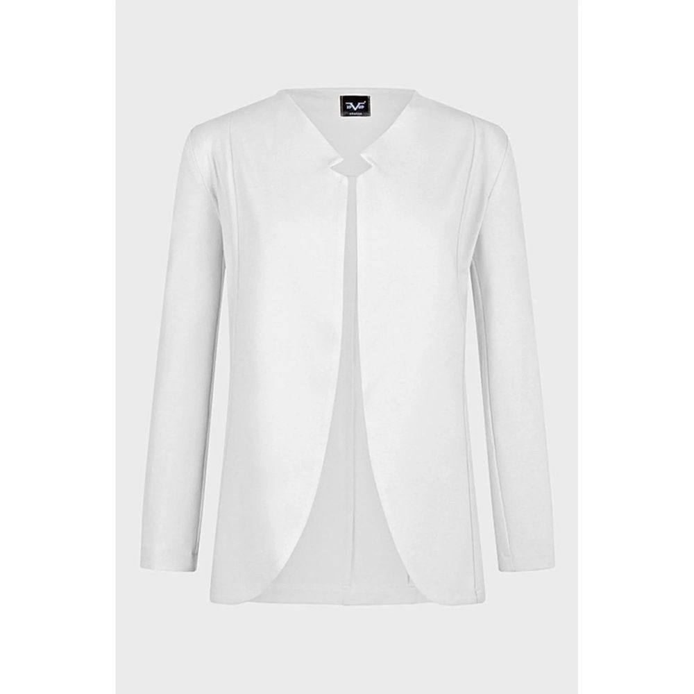 White Viscose Blazer