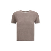 Brown Cashmere T-Shirt