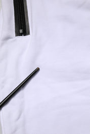 Black White Skinny Jogger Sweatpants Pants