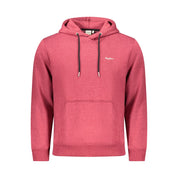 Red Polyester Men's Sweatshirt