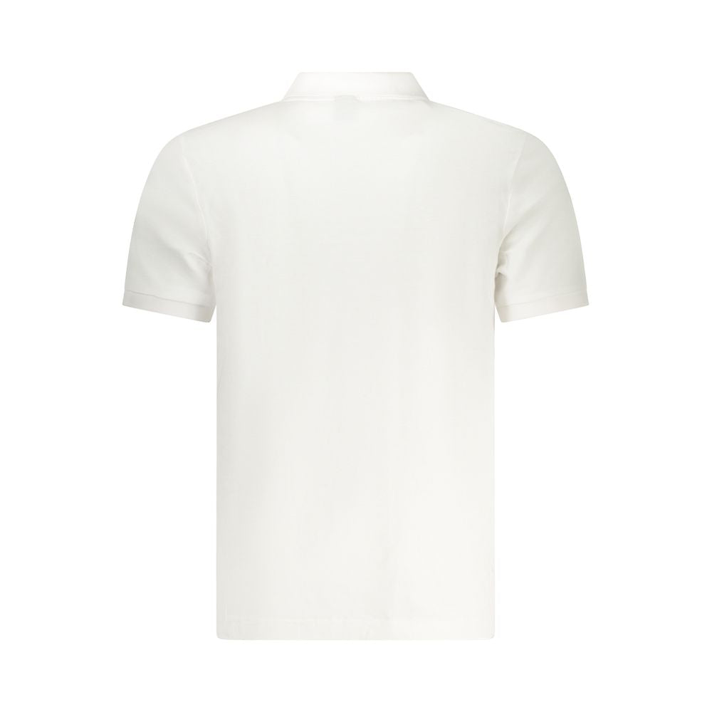 White Cotton Men's Polo Shirt