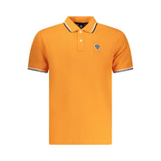 Arancione Cotton Men Polo