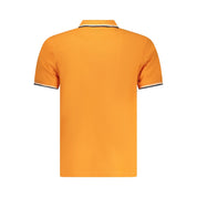 Arancione Cotton Men Polo