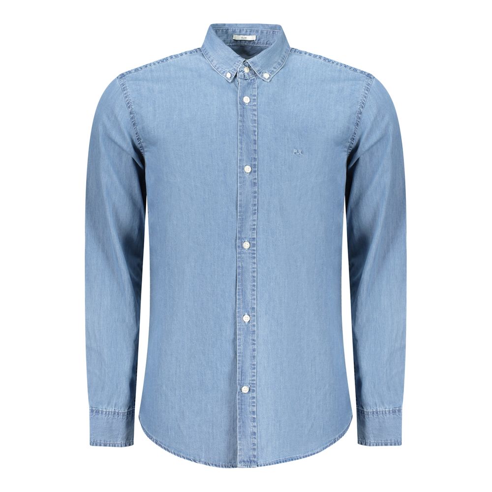 Azzurro Cotton Men Shirt