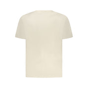 Beige Cotton Men's T-Shirt
