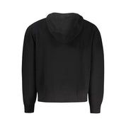 Black Organic Cotton Men's Cardigan