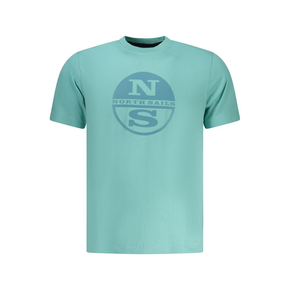 Azzurro Cotton Men T-Shirt