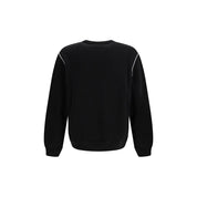 Black Cotton Sweatshirt