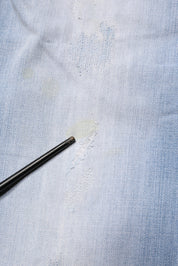 Light Blue Cotton Stretch Straight Denim Trouser Jeans