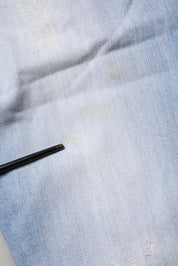 Light Blue Cotton Stretch Straight Denim Trouser Jeans