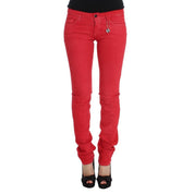 Multicolor Cotton Skinny Jeans