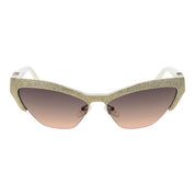 Beige Acetate Sunglasses