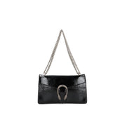 Black Calfskin Crossbody Bag