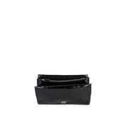 Black Calfskin Crossbody Bag