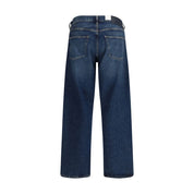 Blue Cotton Relaxed Fit Jeans