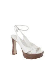 Beige Other Fibres Platform Sandals