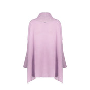 Purple Virgin Wool Poncho