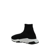 Black Elastane Athletic Sneakers