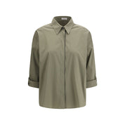 Bicolor Cotton Dress Shirt