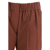 Multicolor Cotton Casual Pants