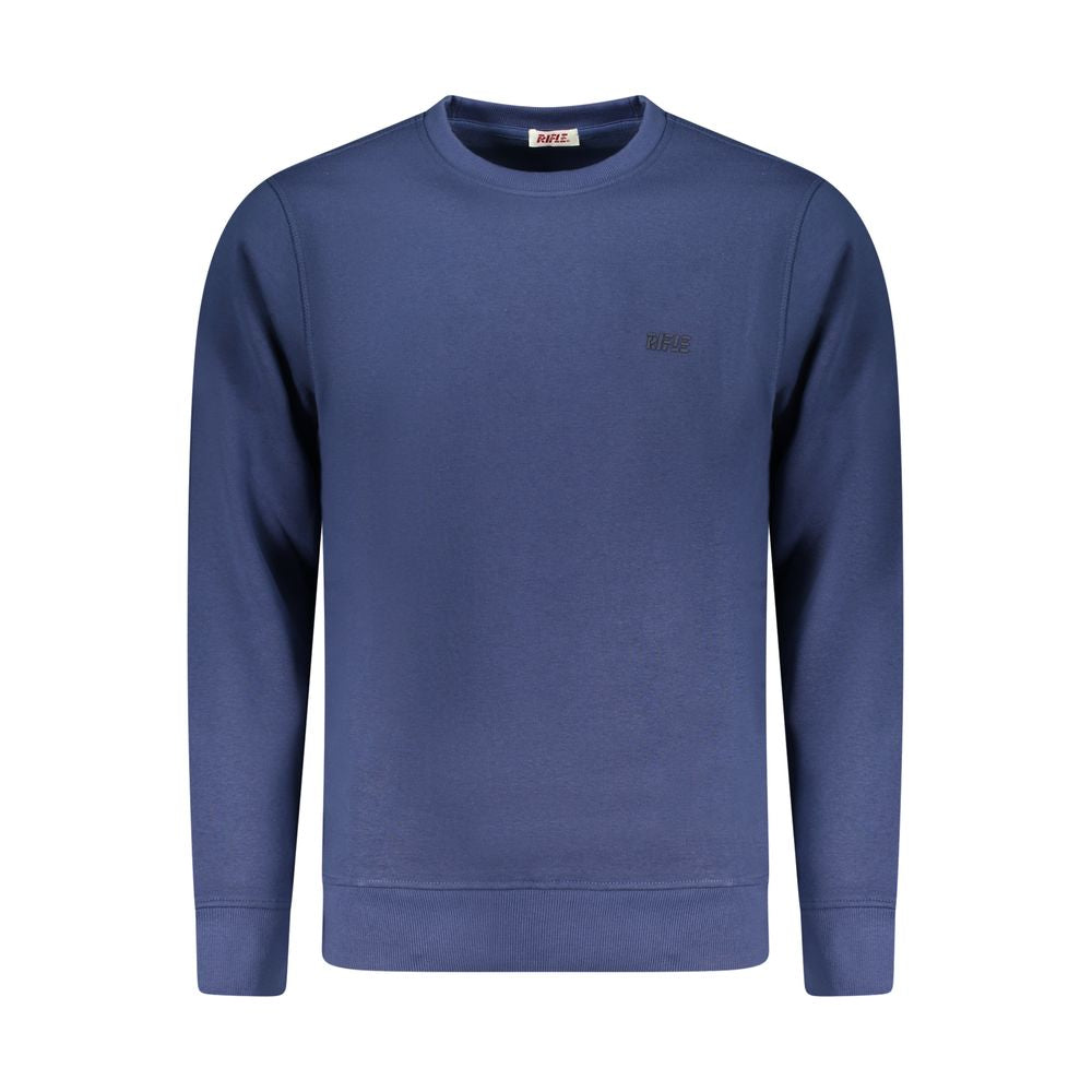 Blue Cotton Men's Sweatshirt
