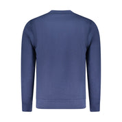 Blue Cotton Men's Sweatshirt