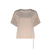 Beige Acetate Blouse