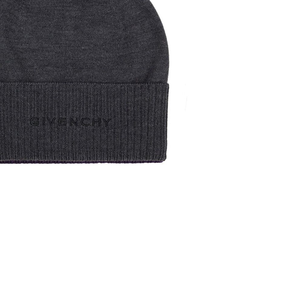 Gray Wool Beanie