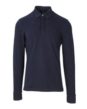 Blue Cotton Polo Shirt