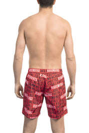 Multicolor Polyester Swim Shorts