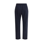 Blue Cotton Joggers (Workout Pants)