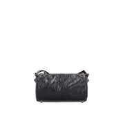 Black Lamb Leather Shoulder Bag