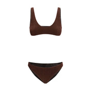 Brown Polyamide Bikini