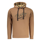 Marrone Cotton Men Sweatshirt